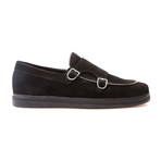 Raven Low Top Sneaker // Black Suede (Euro: 44)