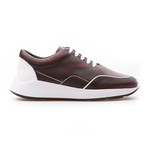 Felix Low Top Runner // Burgundy + White (Euro: 40)