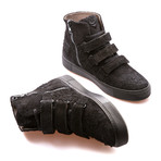 Haze High Top Sneaker // Black Suede (Euro: 47)