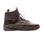 Elon High Top Sneaker // Brown + Blue (Euro: 45)