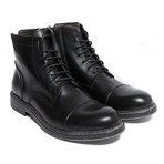 Toe Cap Derby Ankle Boot // Black (Euro: 41)