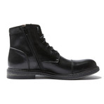 Toe Cap Derby Ankle Boot // Black (Euro: 40)