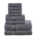 Manor Ridge Turkish Cotton 700 GSM // 8 Piece Towel Set (Blue)