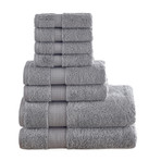 Manor Ridge Turkish Cotton 700 GSM // 8 Piece Towel Set (Ivory)