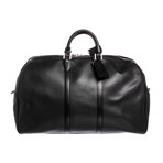 Black Taiga Leather Kendall GM Travel Duffle Bag // Pre-Owned // SP0013