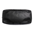 Black Taiga Leather Kendall GM Travel Duffle Bag // Pre-Owned // SP0013