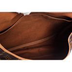 Monogram Canvas Leather Saumur 43 cm Messenger Bag // Pre-Owned // 882VI
