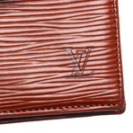 Brown Epi Leather Porte-Monnaie Boite Coin Case // Pre-Owned // MI0976