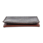 Monogram Canvas Leather ID Card Holder // Pre-Owned // CA0063