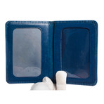 Blue Epi Leather ID Holder Wallet // Pre-Owned // LO0990