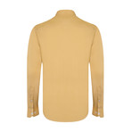 Stan Shirt // Mustard + Brown (XL)