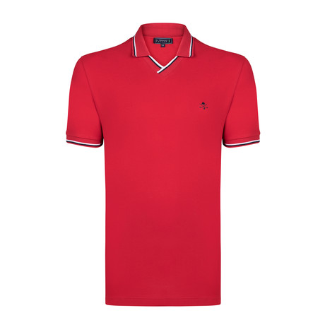 Long Iron Short Sleeve Polo // Red (S)