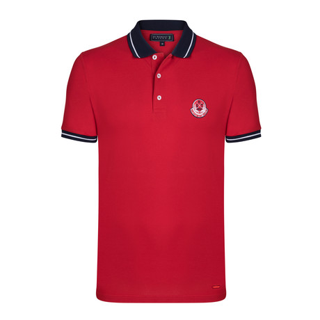 Sole Short Sleeve Polo // Red (S)