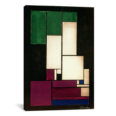 Composition, 1922 // Theo Van Doesburg (18"W x 26"H x 0.75"D)