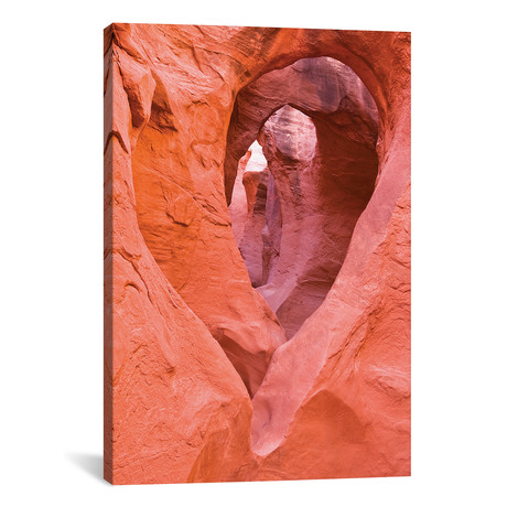Sandstone formations in Peek-a-boo Gulch, Grand Staircase // Russ Bishop (26"W x 18"H x 0.75"D)
