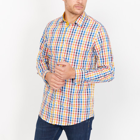 St. Lynn // Stefan French Cuff Button Up // Multicolor (Small)
