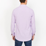 St. Lynn // Martin Collar Button Up // Purple (Small)