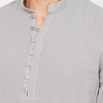 St. Lynn // Henry Button Up // Gray (Large)