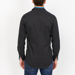 St. Lynn // Barnaby Button Up // Black (Large)