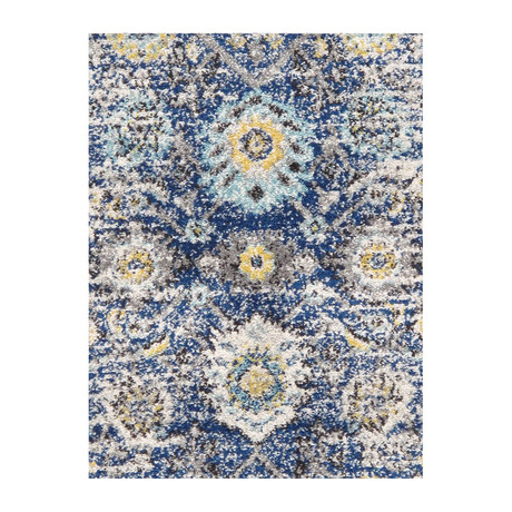 Chelsea Collection Floral // Navy (4' X 6')
