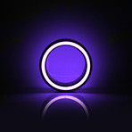 Lavender Gateway Carbon Fiber Ring // Purple + Black (Size: 7)