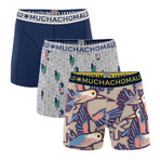 Men's 3-Pack Short Free Like A Bird (X-Large)