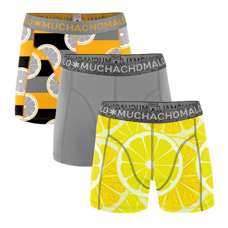 Men's Short 3-Pack Lemons (Small)