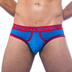 Almost Naked Retro Brief // Electric Blue (XL)