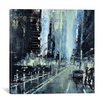 Blue Afternoon in NYC (18"W x 18"H x 0.75"D)