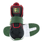 Atlas III Velvet Sneaker // Black + Green + Red (US: 8.5)