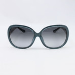 Womens SF655S-321 Sunglasses // Petrol Green