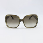 Womens SF659S-319 Sunglasses // Striped Khaki