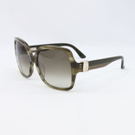 Womens SF659S-319 Sunglasses // Striped Khaki
