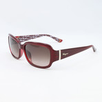 Womens SF660S-624 Sunglasses // Pearl Red
