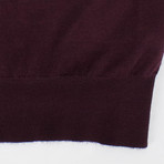 Brioni // Cashmere Blend Turtleneck Knitted Sweater // Burgundy (Euro: 60)