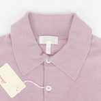 Brioni // Cashmere Blend Polo Knitted Sweater // Pink (Euro: 48)