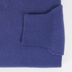 Brioni // Cashmere V-Neck Knit Sweater // Blue (Euro: 48)
