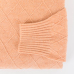 Brioni // Cashmere Thick Knitted Crewneck Sweater// Orange (Euro: 48)