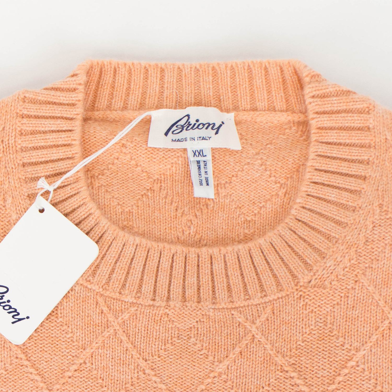 Brioni // Cashmere Thick Knitted Crewneck Sweater// Orange (Euro: 44 ...