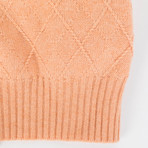 Brioni // Cashmere Thick Knitted Crewneck Sweater// Orange (Euro: 56)