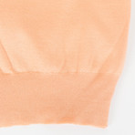 Brioni // Cashmere Blend Knitted V-Neck Sweater // Orange (Euro: 48)