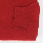 Brioni // Cashmere Knitted Crewneck Sweater // Red (Euro: 44)