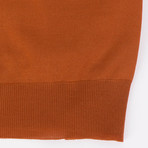 Brioni // Wool Polo Sweater // Orange (Euro: 44)