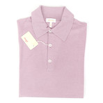 Brioni // Cashmere Blend Polo Knitted Sweater // Pink (Euro: 44)