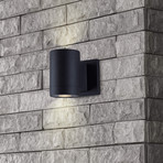 1334BL LED // 6" 10-Watt Outdoor Wall Sconce