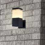 1769BL LED // 10" 5-Watt Outdoor Wall Sconce
