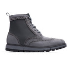 Motion Wing Tip Boot // Gray + Black (US: 8.5)