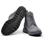 Motion Wing Tip Boot // Gray + Black (US: 12)