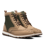Motion Wing Tip Boot // Gaucho + Olive (US: 9)