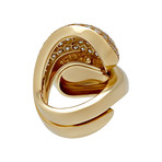 Vintage Cartier 18k Yellow Gold Diamond Ring // Ring Size: 6